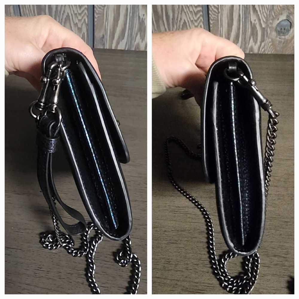Coach Hologram Turnlock Flap Crossbody/Wristlet - Picture 5 of 10